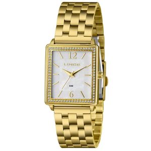 Relógio Lince Feminino Analógico Dourado Lqg4810l28 S2kx