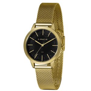 Relógio Lince Feminino Analógico Preto Glitter Lrg4678l P1kx
