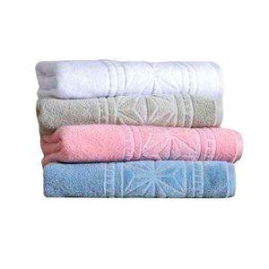 Toalha Rosto Felpudo Jacquard Confort (com Barra Velour) Liso Cinza - Rosto 50 X 90