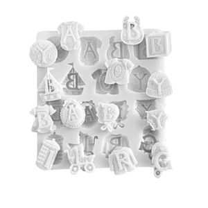 Molde Abc Decorativo Cupcake Maçapão Bolo Doce Silikomart