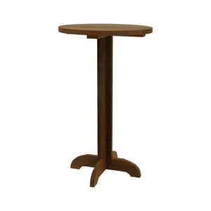 Mesa Bistrô Noronha Madeira Imbuia Maciça Stain Imbuia
