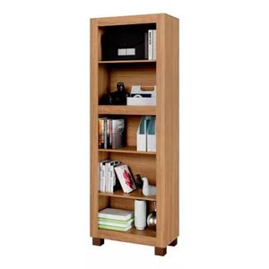 Armário Estante Multiuso Para Livros Dubai 4 Prateleiras Cinamomo