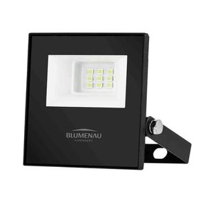 Refletor Led Play 10w Luz Verde Ip66 - Preto