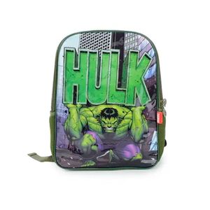 Mochila Infantil Escolar Costas Hulk Luxcel