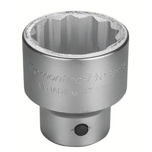 Soquete Estriado Aço Cromo Vanádio 55 Mm - Encaixe 1 Tramontina Pro Tramontina