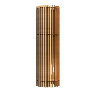 Abajur Grande De Chão Torre Marrom Tamanho Kit Com 2 60x20cm E 70x20cm