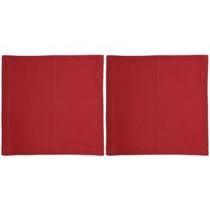 Conjunto De Guardanapos Wolff Mesa Algodão 2 Peças Vermelho