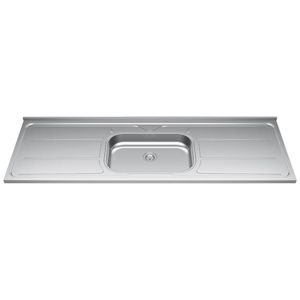 Pia De Cozinha Com Cuba 180cm E Válvula Aço Inox - Ghel Plus