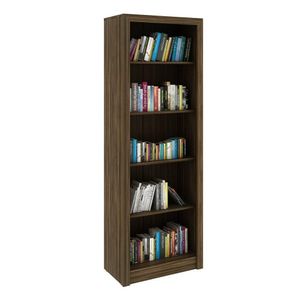 Estante Livreiro Multiuso 4 Prateleiras Me4104 Nogal - Tecno Mobili