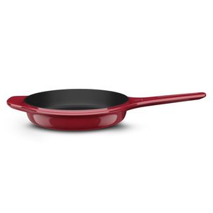 Frigideira De Ferro Fundido Esmaltado Electrolux Expert 26cm - Vermelha
