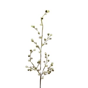 Galho Dourado E Perola - 70cm En2808