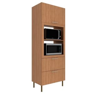 Torre Quente 1 Porta 2 Gavetas 222x80 Cm Cz3142 Freijo Tecno Mobili