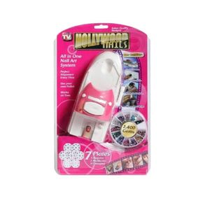 Maquina Pintar Unhas Automatica Carimbo Manicure Impressao Decoracao Unha Decorada Nail Design Adulto Infantil