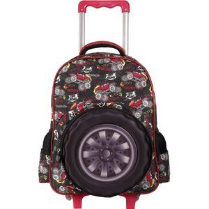 Mochilete Monster Truck Ys42428 - Yins - Vermelho