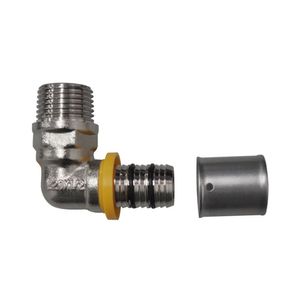 Cotovelo Com Rosca Macho Para Gás 16mm 1-2 Astra