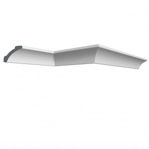 Kit Com 5 Barras Roda Teto Perfil De Poliestireno A7 Homestar 10m Branco