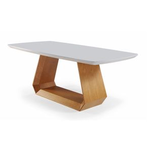 Mesa De Jantar Vortex Tampo De Vidro 2,00x1,00