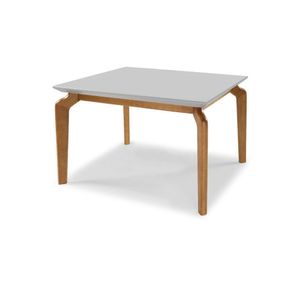 Mesa De Jantar Quadrada Prince Tampo De Vidro 1,50x1,50