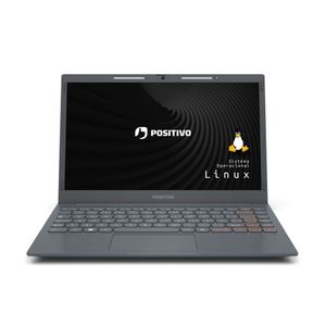 Notebook Positivo Vision C14 Intel Celeron Linux 4Gb 128Gb Emmc 14” Hd Lumina Bar Cinza