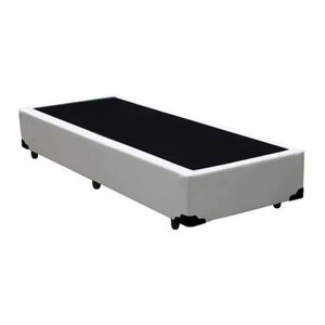 Cama Box Solteirão Sintético Principe Das Camas Branco 96x203x40