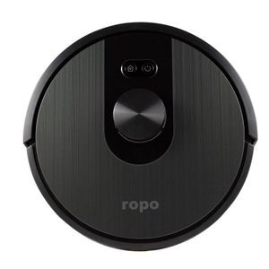 Aspirador Robô Ropo Glass 4 Preto 4 Em 1 Bivolt