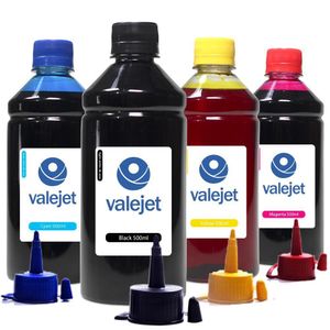 4x Tintas 500ml Compátivel Pg44 Pg44xl Cl54 Cl54xl Valejet