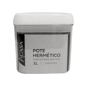 Pote Hermético Flip Tite 1l - Acasa