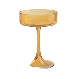 Taça Ava Vidro Bege 380ml - Acasa