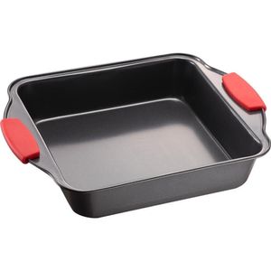 Assadeira De Aço E Silicone Retangular Cinza 19,8cm - Acasa