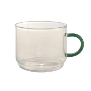 Caneca Empilhável Emy Vidro Verde 200ml - Acasa
