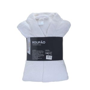 Roupão Fleece Branco - Regency Roupão Fleece G Branco - Regency