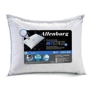 Travesseiro  Antistress Branco 50x70cm - Altenburg Travesseiro Antistress Branco 50x70cm - Altenburg