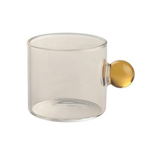 Xícara Para Café Dot Vidro Bege 80ml - Acasa