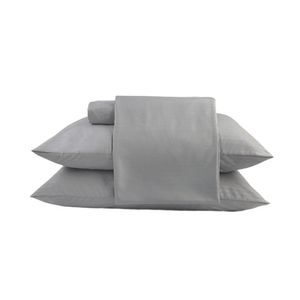 Jogo De Cama Microfibra Stripe Cinza - Acasa Jogo De Cama Microfibra Stripe Cinza Casal - Acasa Cinza