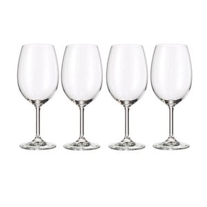 Kit Taça Para Vinho Tinto Cristallin 450ml Com 4 Unidades - Bohemia