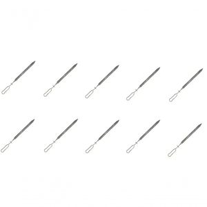 Kit 10 Espetos 25mm Para Boi Comercial Lobo Churrasqueiras - Linha Churrascaria Tamanho 50