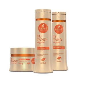 Kit Shampoo Condicionador E Máscara Força E Nutrição Tutano Vegetal Haskell 300ml