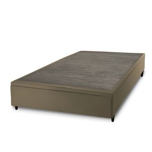 Base Box Baú Casal Prince Sued 1,38x1,87x0,41 Tabaco
