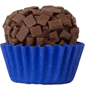 Forminha Para Doces Cores Intensas Liso Nº 5 Azul Royal - 100 Un