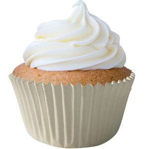 Forminha Para Bolinho Cupcake Liso Nº 0 Natural - 45 Un