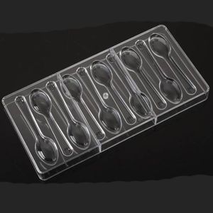 Forma Policarbonato Para Chocolate Molde Colher 10 Cavidades - 1 Un