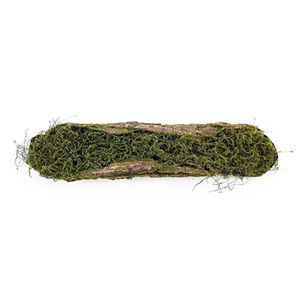 Tronco Decorativo Horizontal Musgo-madeira G 18x86x16cm Verde-marrom - 1 Un