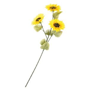 Enfeite Girassol Artificial 88cm - 3 Un
