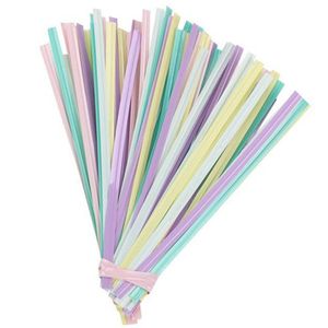 Lacre Fecho Metalizado 4mmx11cm Candy Color - 100 Un