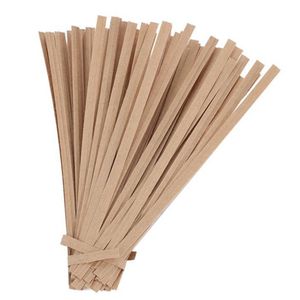Lacre Fecho Metalizado 4mmx11cm Kraft - 100 Un