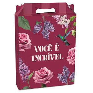 Kit Caixa Maleta Retangular Vertical Brigitte P 15x6x18cm - 10 Un