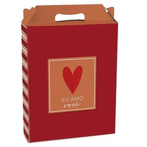 Kit Caixa Maleta Retangular Vertical Season Love M 18x7,5x21cm - 10 Un