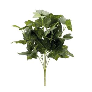 Galhos Decorativos Permanentes - Galho Médio Com Folhas 42cm Verde - 6 Galhos