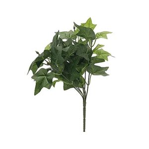 Galhos Decorativos Permanentes - Galho Curto Com Folhas Verde 32,5cm - 6 Galhos
