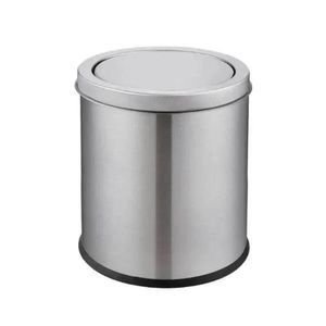 Lixeira Basculante Inox Fosco 5l - Acasa